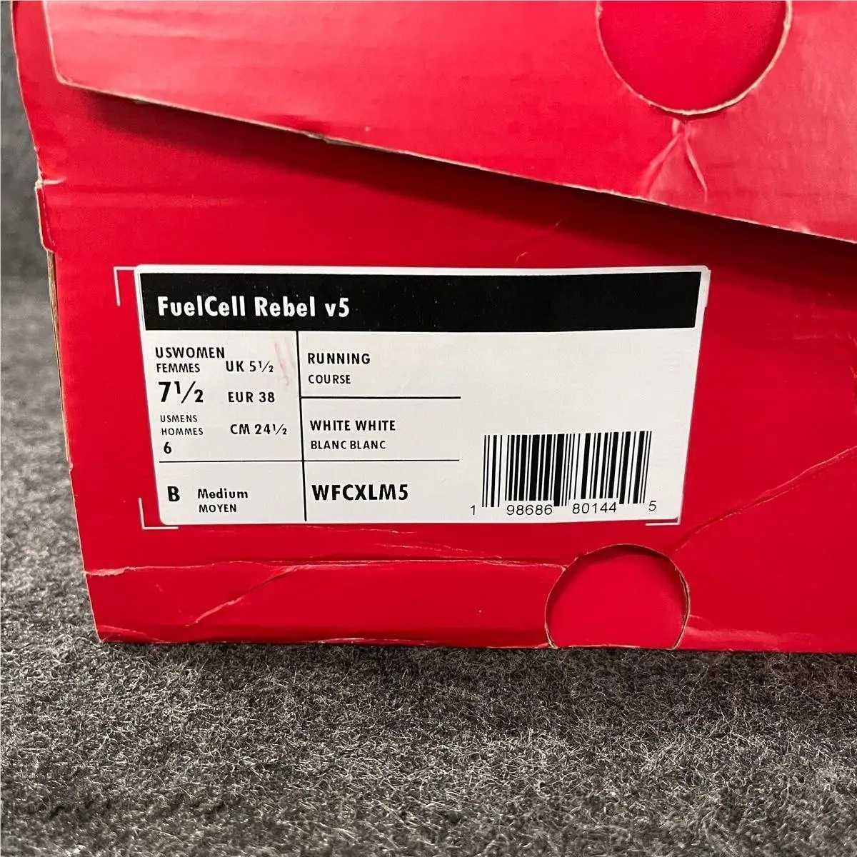 New Balance shoes - WFCXLM5 - WFCXLM5 - White (UPC: 198686801445) 5