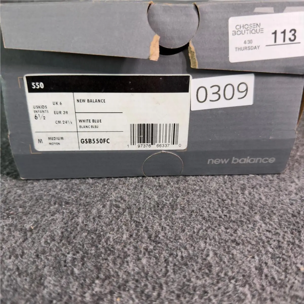 New Balance shoes - New Balance 550 - White 7
