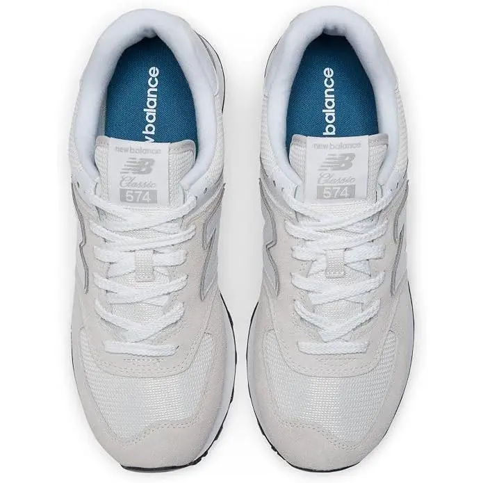 New Balance shoes - New Balance 574 - White / Grey (UPC: 195907805411) 3