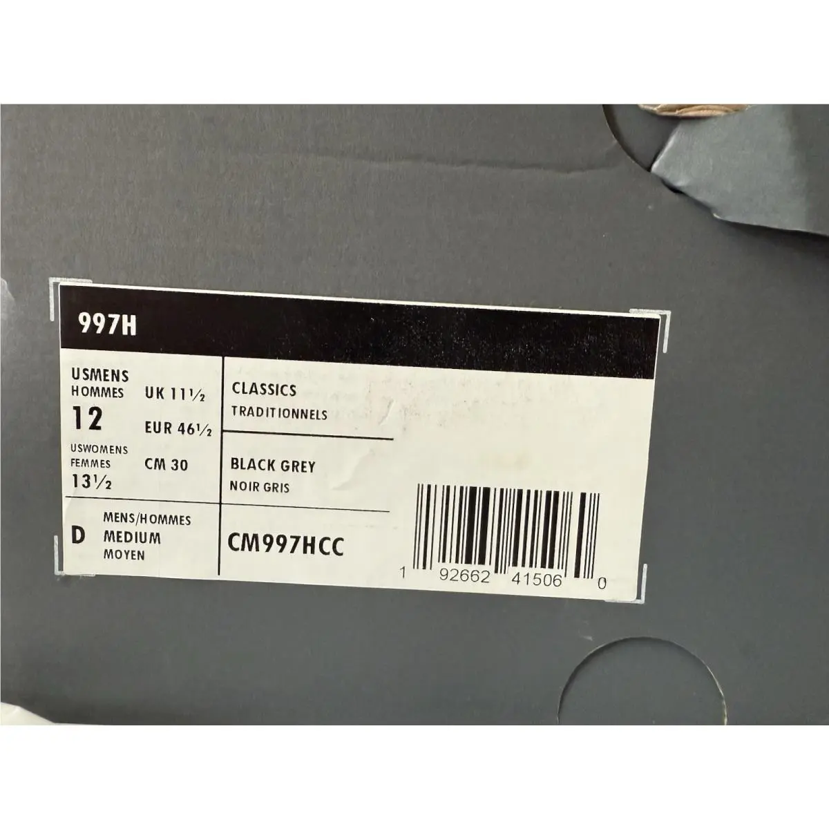 New Balance shoes - 997H - CM997H - Gray (UPC: 192662415053) 5