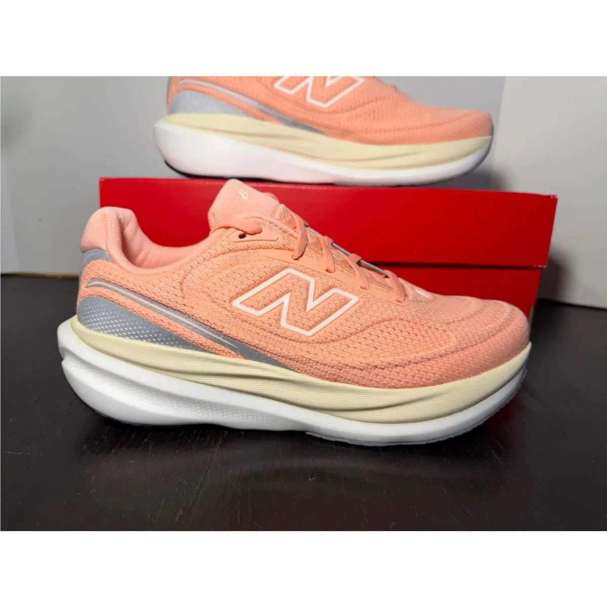 New Balance 1080v15 Running Shoes Sneakers Pink Lemonade/angora Womans 8.5B