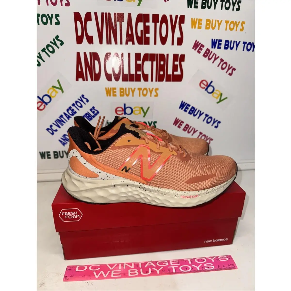 Men`s New Balance Fresh Foam Arishl v4 Running Shoe Orange Red Size 10.5