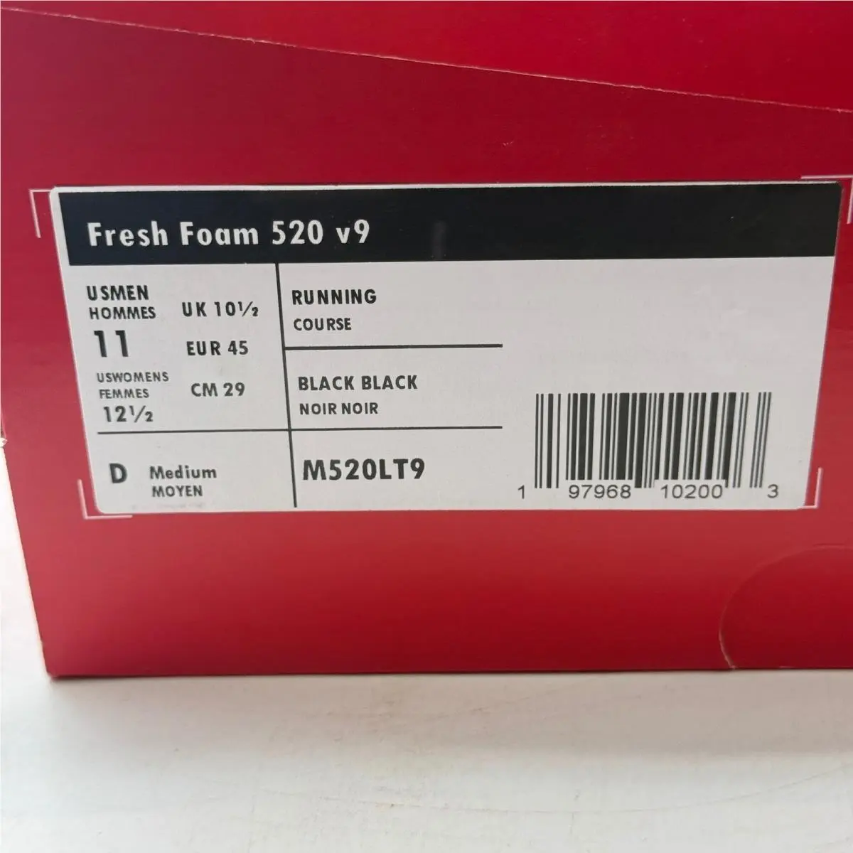 New Balance shoes - Fresh Foam 520 v9 - Fresh Foam - Black 4