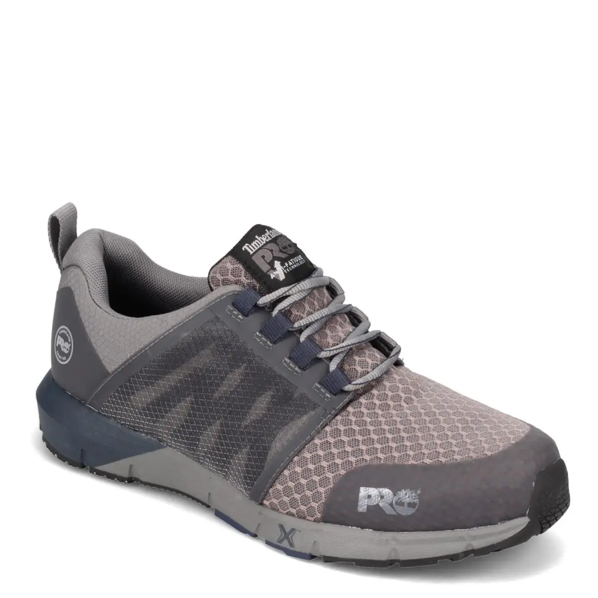 Men`s Timberland Pro Radius Comp Toe Work Shoe TB0A27WT065 Charcoal Blue Synthe