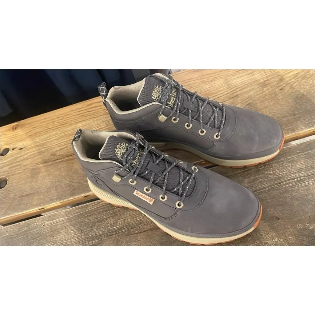 Timberland Men`s Field Trekker Boot Low Lace Sneaker Nubuck Brown A6DKN-A90