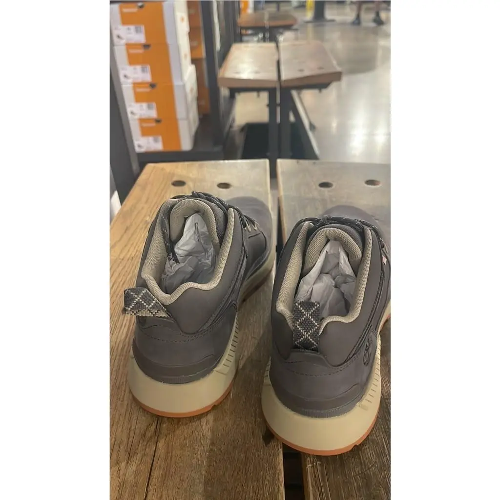 Timberland shoes - TREKKER - TREKKER - DARK GREY NUBUCK W MD BROWN 2