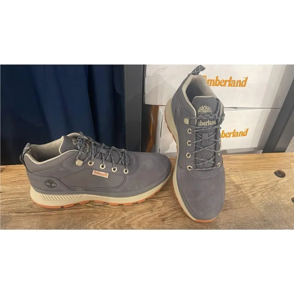 Timberland shoes - TREKKER - TREKKER - DARK GREY NUBUCK W MD BROWN 10