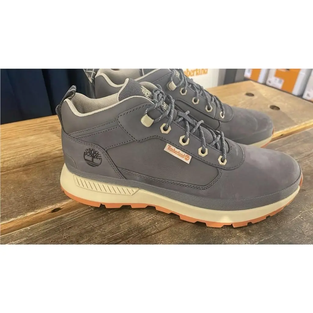 Timberland shoes - TREKKER - TREKKER - DARK GREY NUBUCK W MD BROWN 11