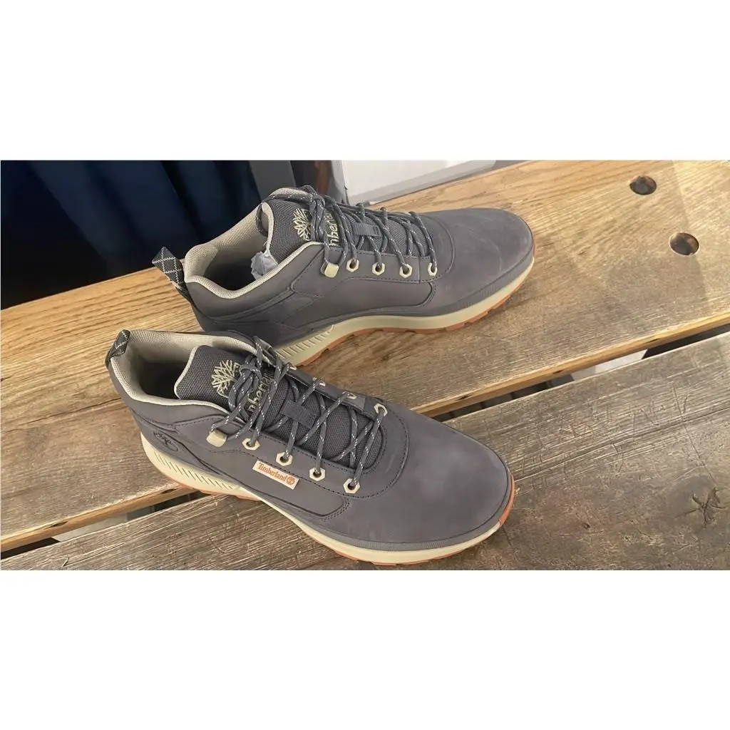 Timberland shoes - TREKKER - TREKKER - DARK GREY NUBUCK W MD BROWN 13