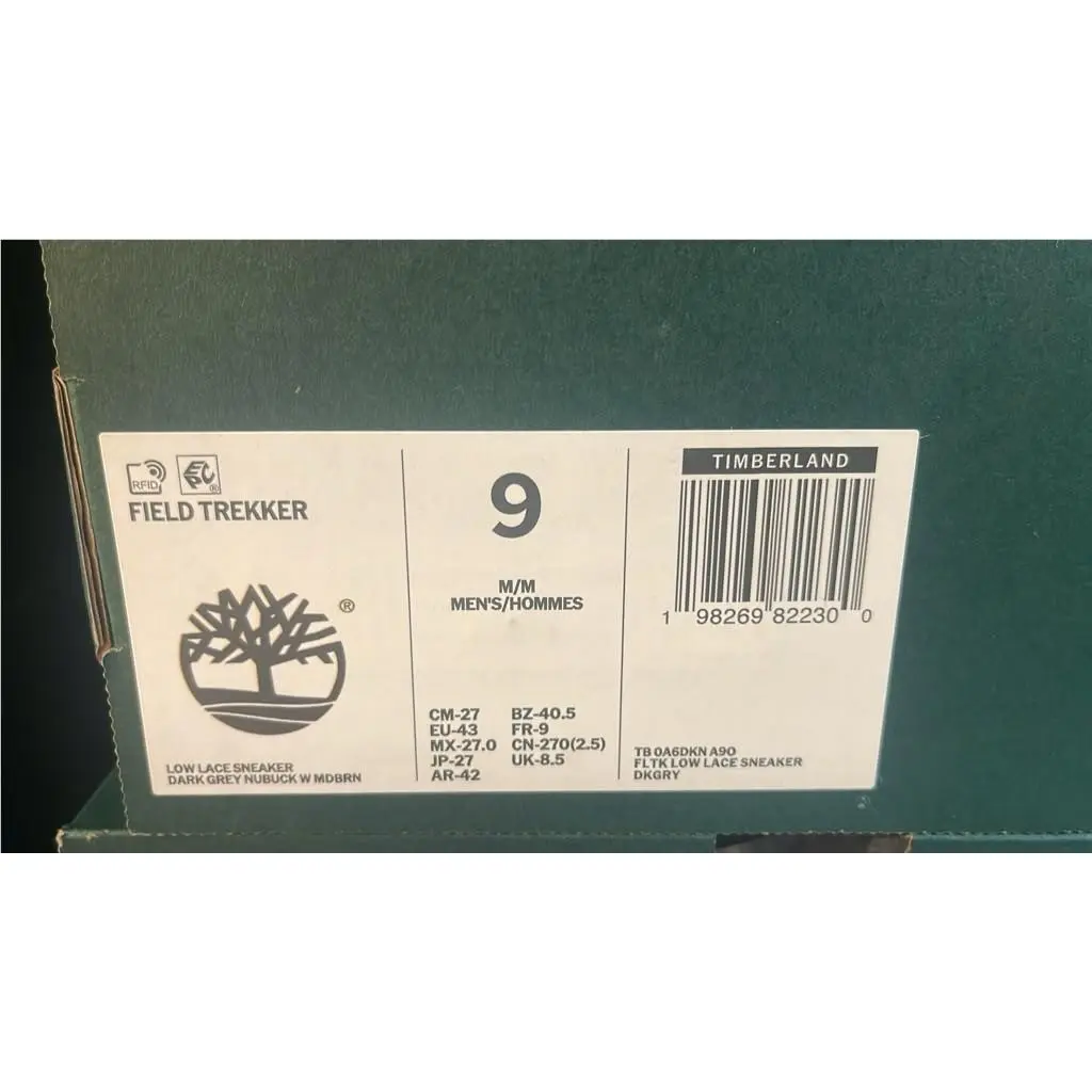 Timberland shoes - TREKKER - TREKKER - DARK GREY NUBUCK W MD BROWN 17