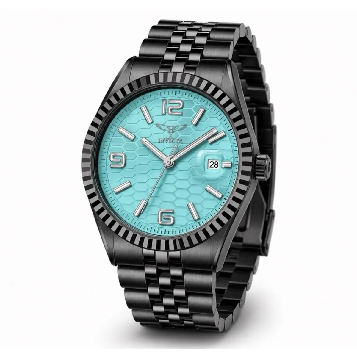 Specialty I Men’s Watch 70052 40mm Black Band Light Blue Face by Invicta