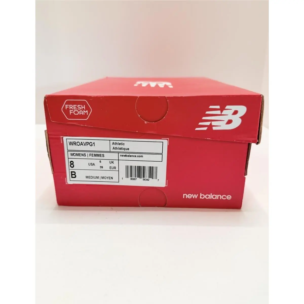 New Balance shoes - New Balance Fresh Foam WROAVPG1 - White and Light Blue 0