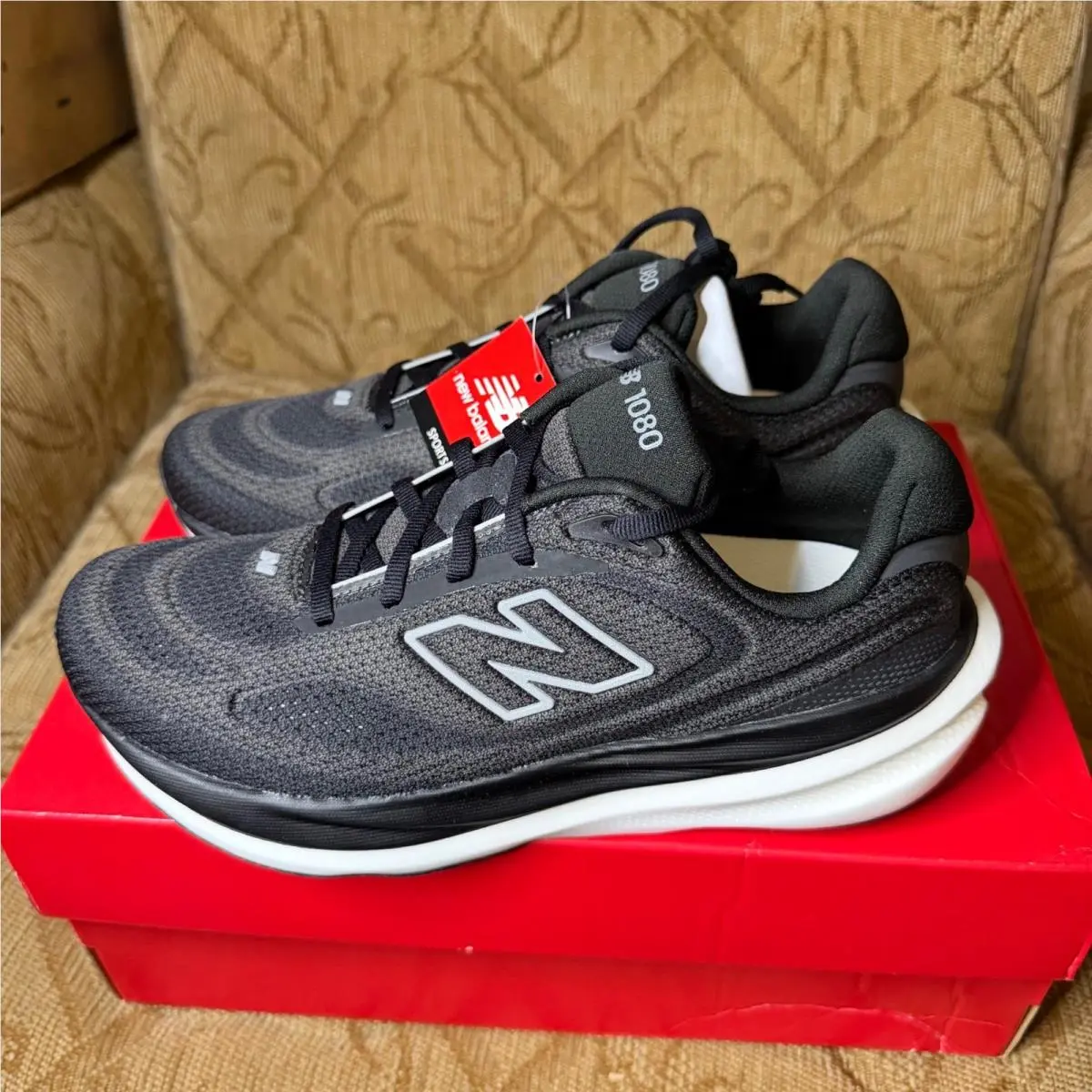 New Balance Fresh Foam X 1080v15 Black Women`s Running Shoes 8.5 B W1080815