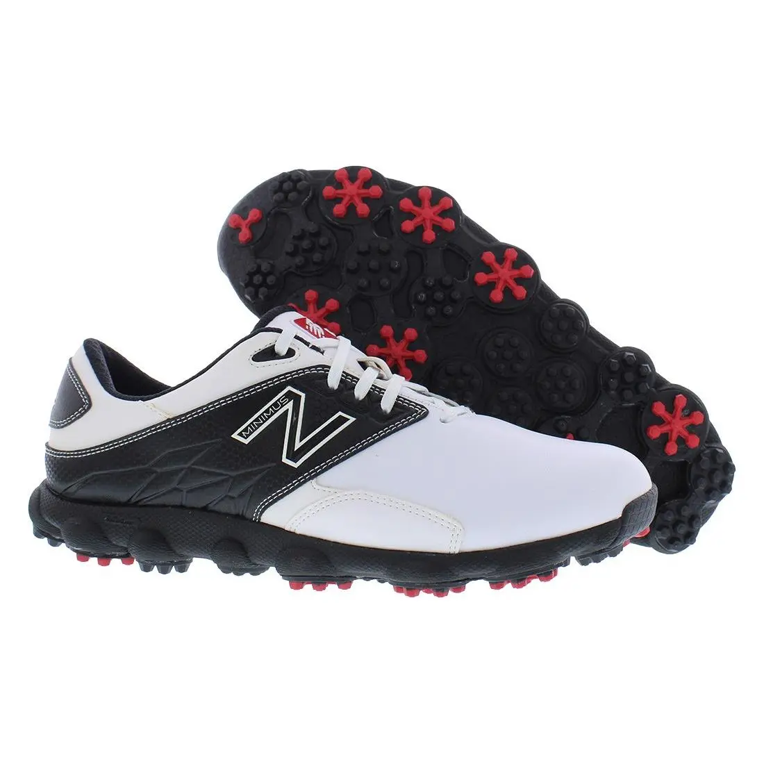 New Balance Minimus LX Mens Shoes Size 8 Color: White/black - White/Black, Main: White