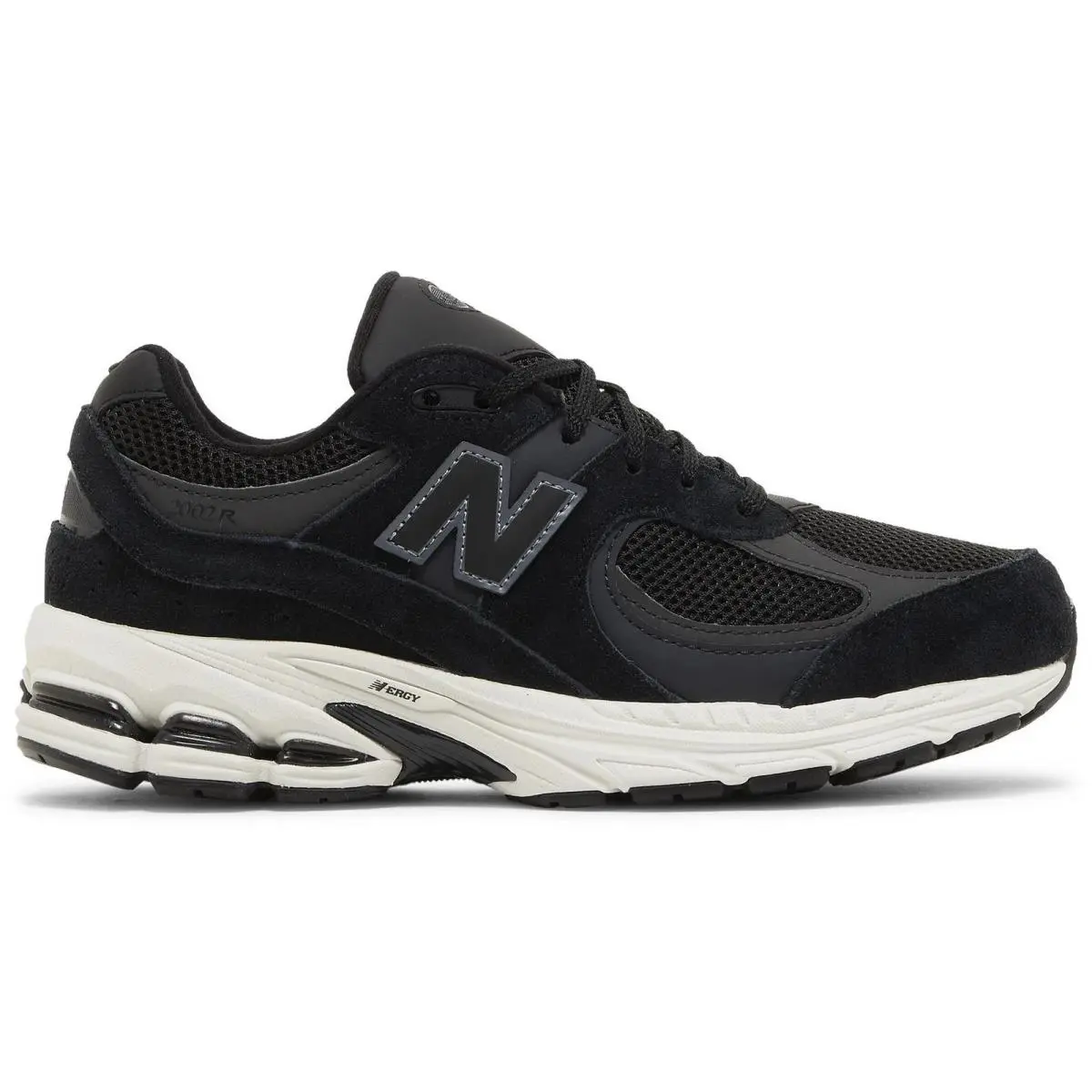 Nwob New Balance- GS New Balance 2002R `black Phantom` Kids Size 5.5