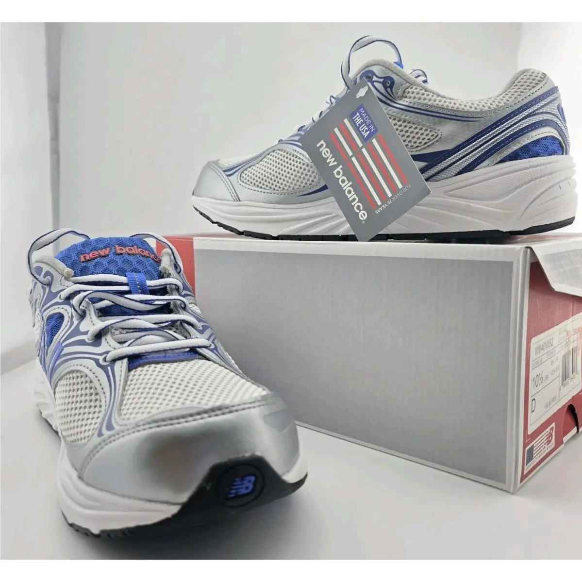 New Balance 840v2 Shoes Womens 10.5 Wide Gray Blue Running Sneakers W840WB2