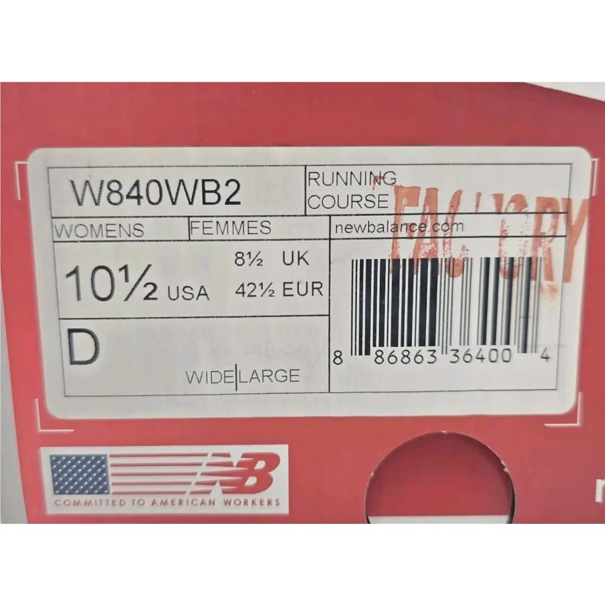 New Balance shoes - New Balance 840v2 - W840WB2 - Gray 10