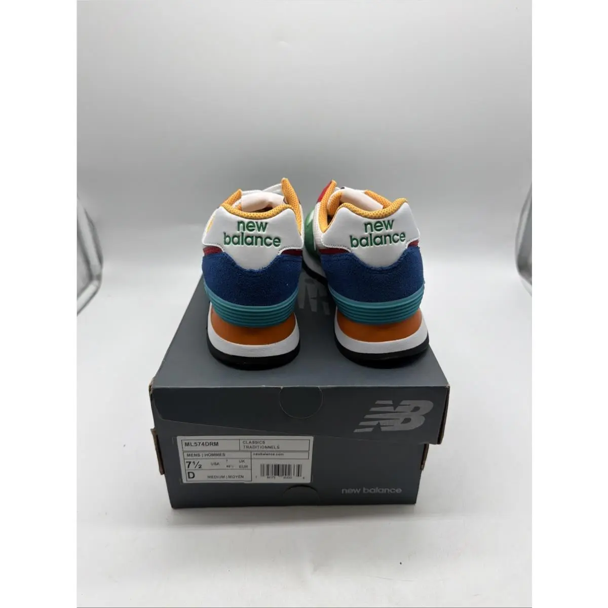 New Balance shoes - New Balance Colorblock - Colorblock - Green, White, Blue, Red, Orange, Black 0