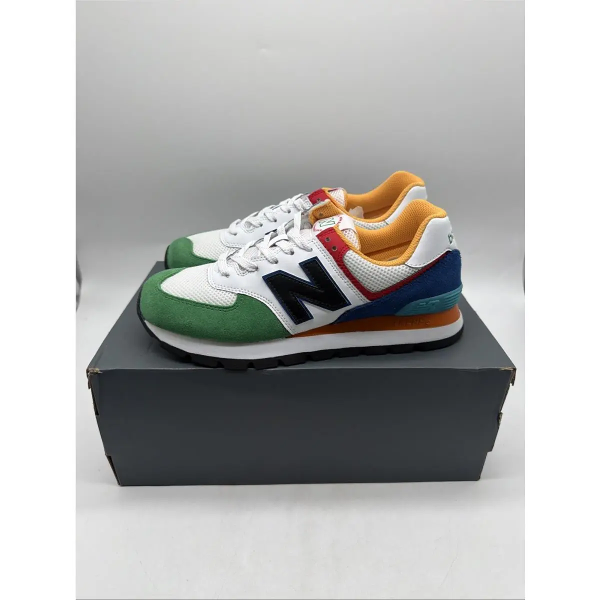 New Balance shoes - New Balance Colorblock - Colorblock - Green, White, Blue, Red, Orange, Black 1