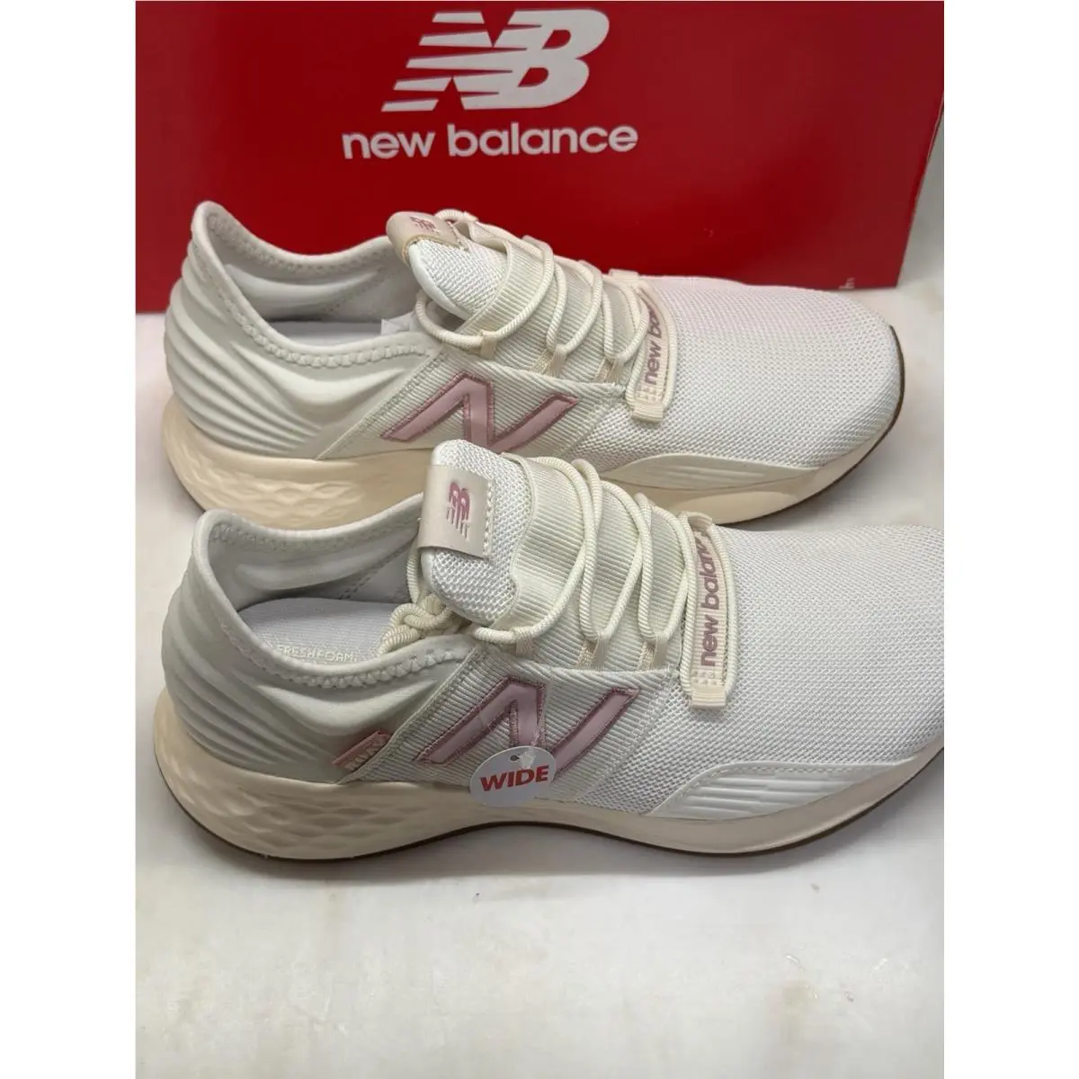 New Balance shoes - Fresh Foam Roav - Fresh Foam Roav - GEROVSR1 - White, Pink 8