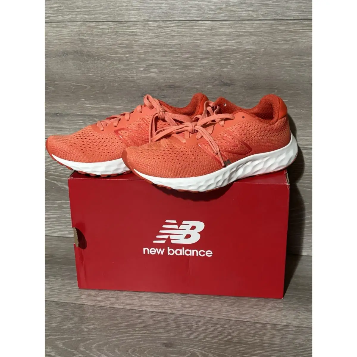 New Balance Women`s 520 V8 Running Shoes Neo Flame Coral Color Size 7.5 - New