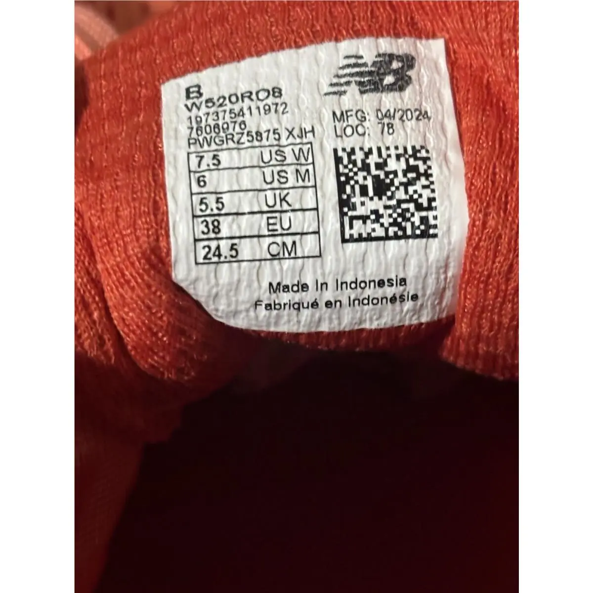 New Balance shoes - New Balance 520 - Neo Flame Coral Color (UPC: 197375411972) 7