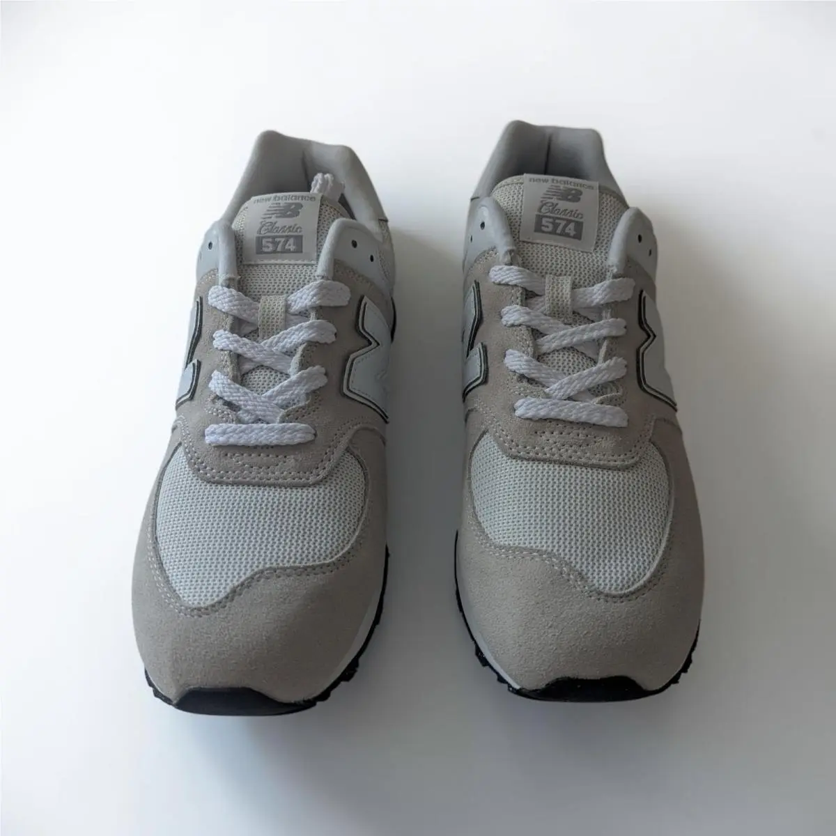 New Balance shoes - New Balance 574 - White & Grey 0