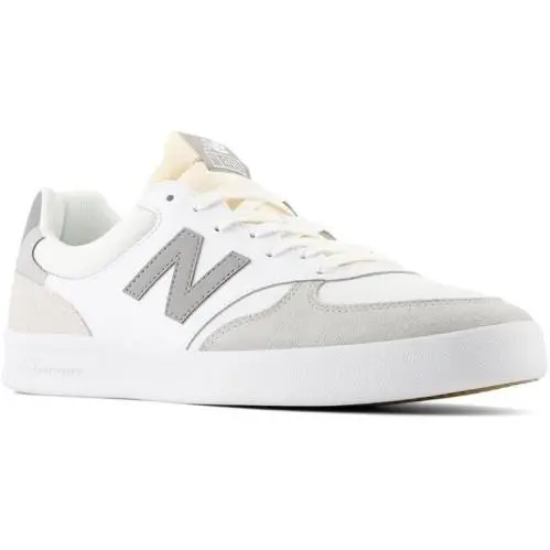 New Balance 300 V3 Court Low Top Sneaker Shoes White/slate Grey/0 Men`s 7.5 M - White/Slate Grey/0
