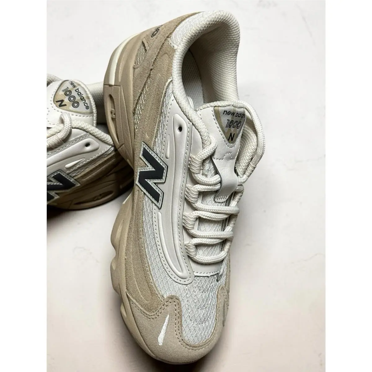 New Balance shoes - 1000 (New Balance`s retro-futuristic runner silhouette) - GC1000SP - Beige 8