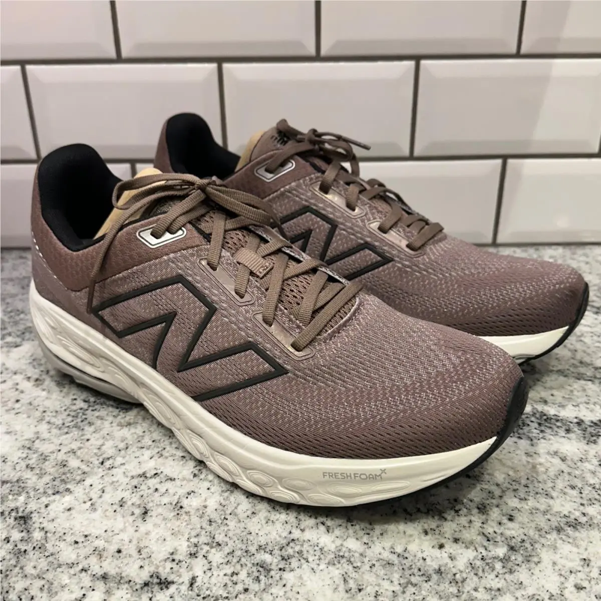 New Balance Mens 12.5 Fresh Foam X 860v14 Brown Grey Running Shoes M86 Stability