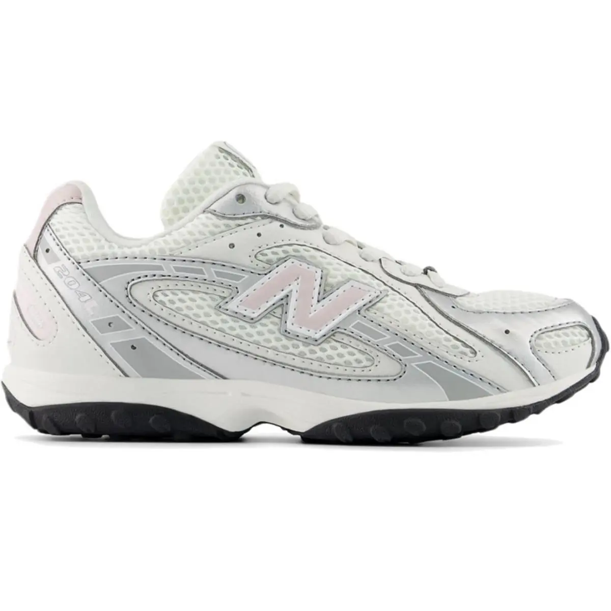 New Balance 204L Lace Pre Girls Kids Running Inspired P204L566 Wh/rosewood 10.5