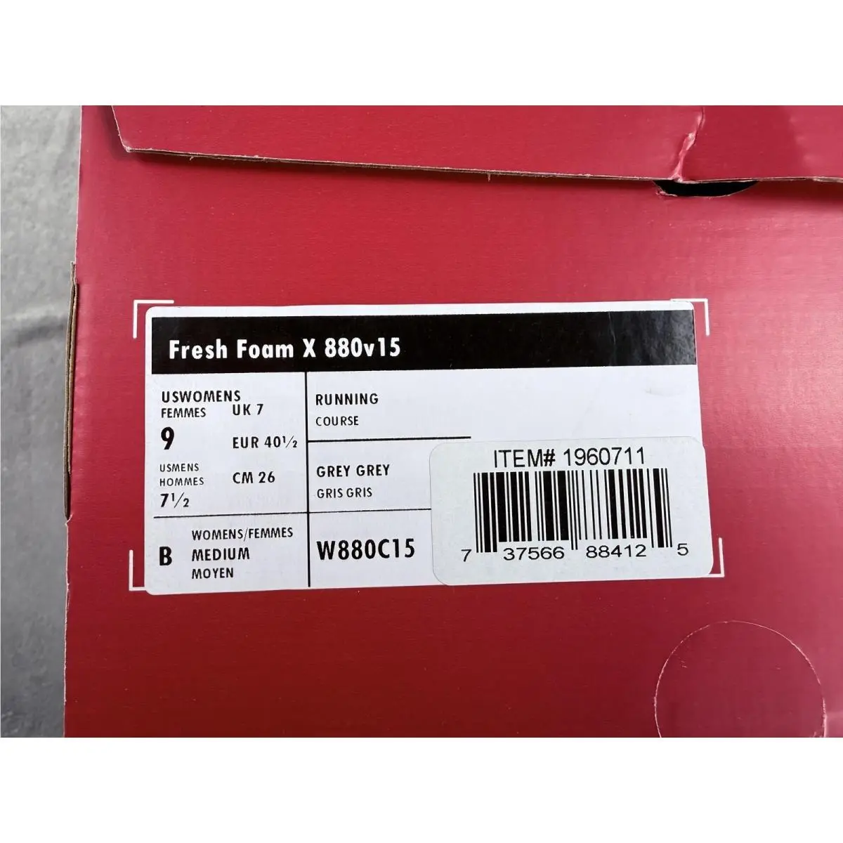 New Balance shoes - New Balance Fresh Foam X 880v15 - Gray 3