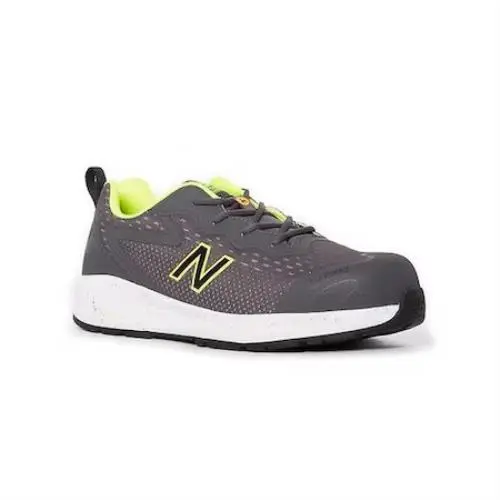 New Balance Midlogigr-10.5-2E Men`s Athletic Shoe Gray/lime 10 1/2 Midlogigr