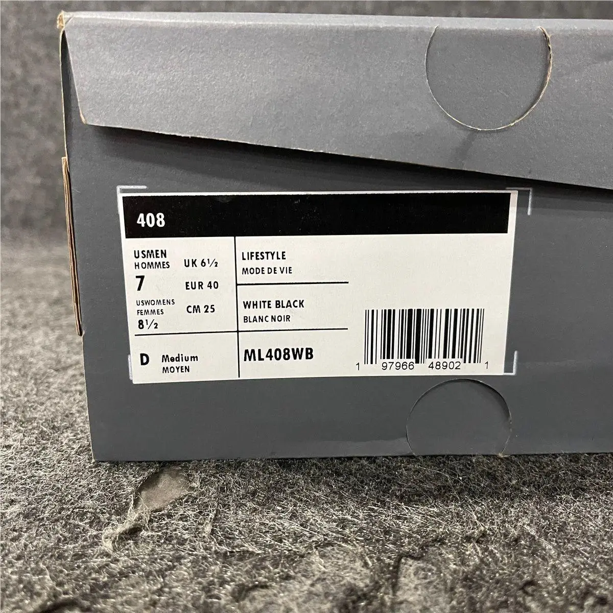 New Balance shoes - ML408WB - ML408WB - White (UPC: 197966489021) 5