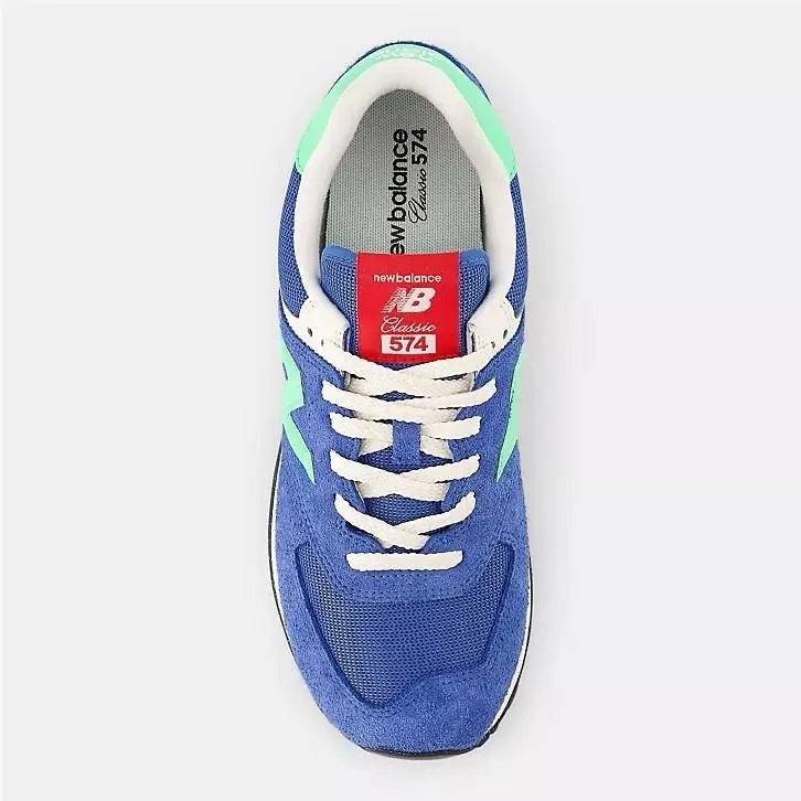New Balance shoes - New Balance 574 - U574BSC - Blue, Manufacturer: Blue Agate/Lime Leaf 2