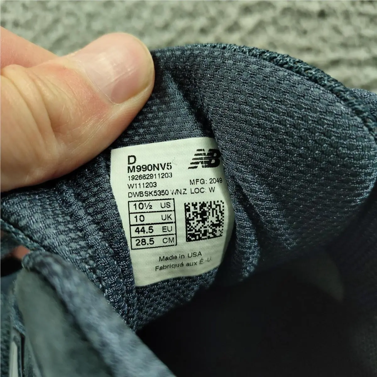 New Balance shoes - New Balance 990v5 - Blue 12