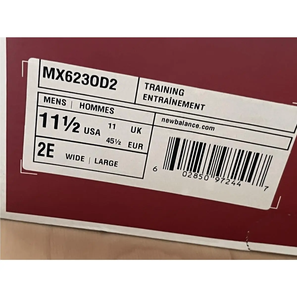 New Balance shoes - New Balance 623 - MX623OD2 - Brown (UPC: 0602850972447) 7