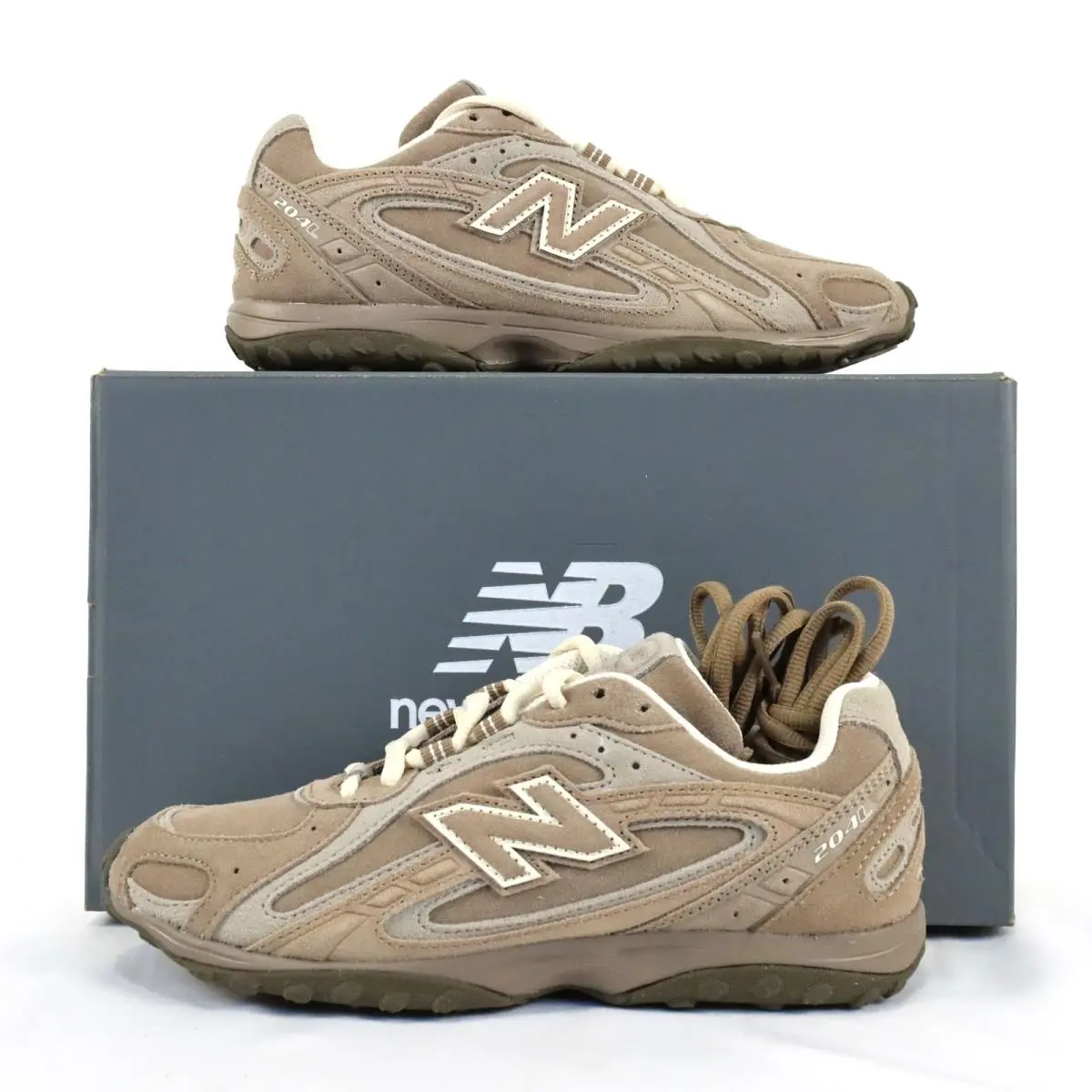 New Balance 204L Unisex Sneakers In Mushroom/arid Stone- Women`s US 6 U204LMMA