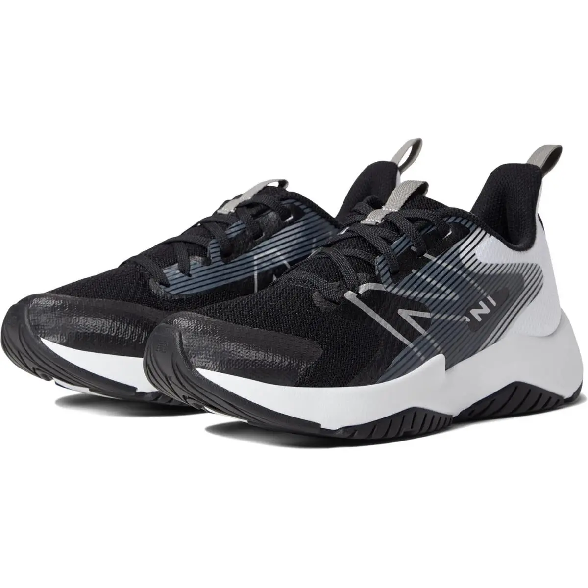 New Balance D4925 Kids Boy`s Black Rave Run v2 Running Shoes Size 12.5 XW