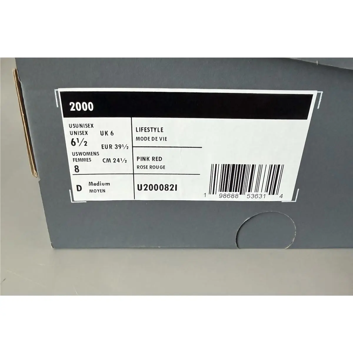 New Balance shoes - New Balance 2000 - Red Pink (UPC: 0198688536314) 9