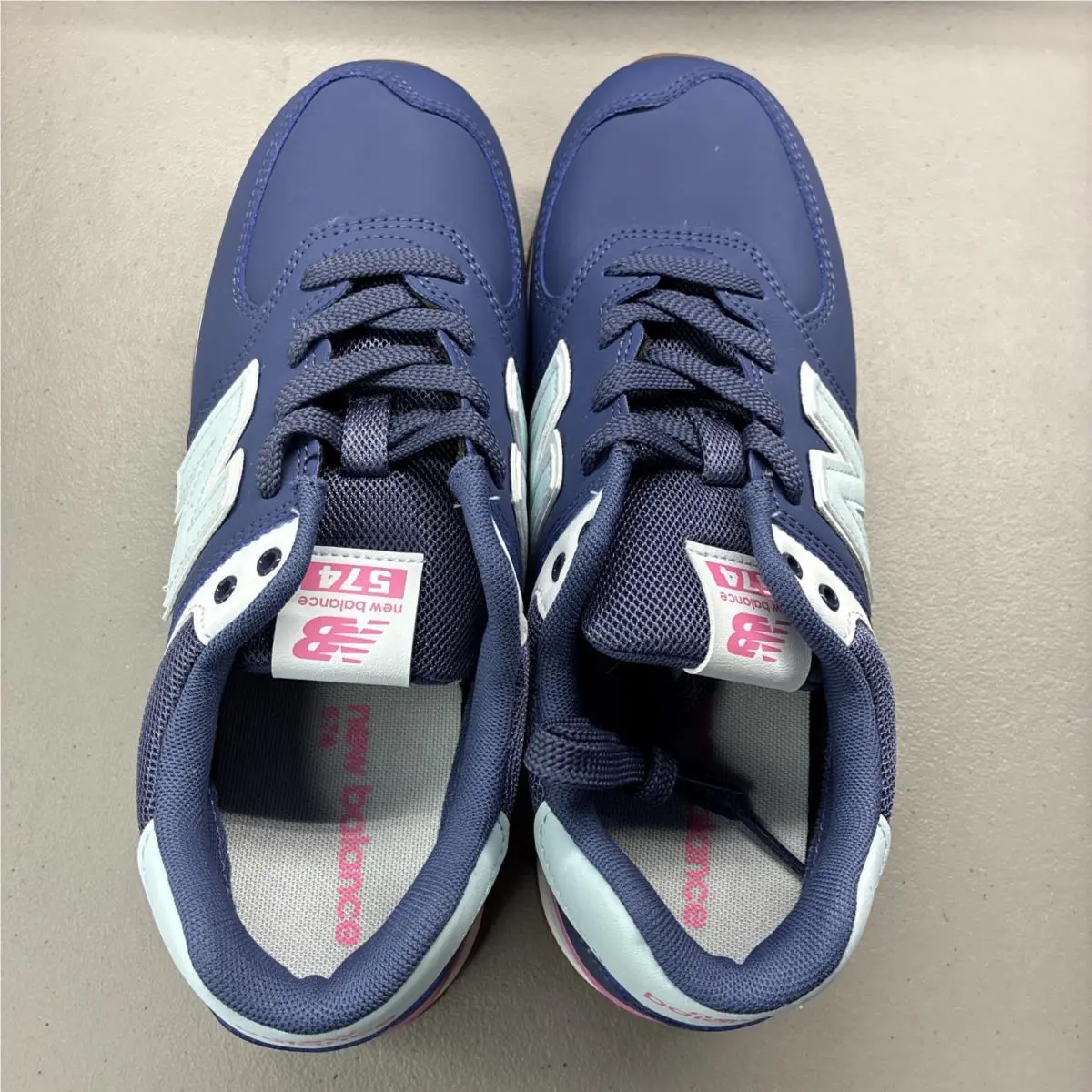 New Balance shoes - New Balance 574 - GC574NJ - Blue, Pink, White 2
