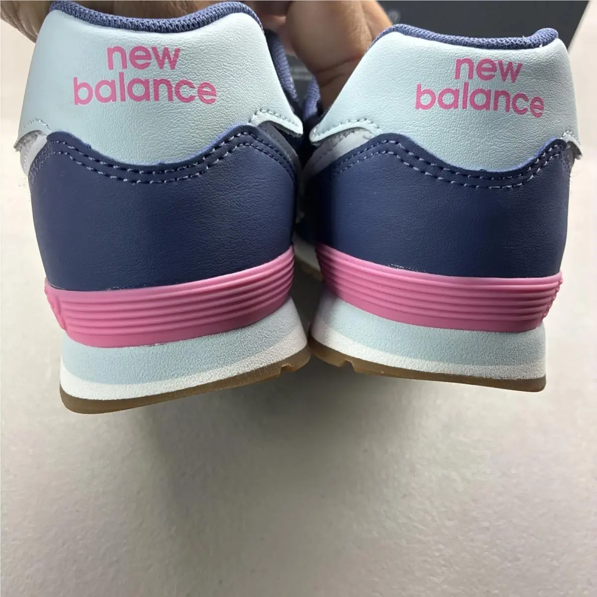 New Balance shoes - New Balance 574 - GC574NJ - Blue, Pink, White 3