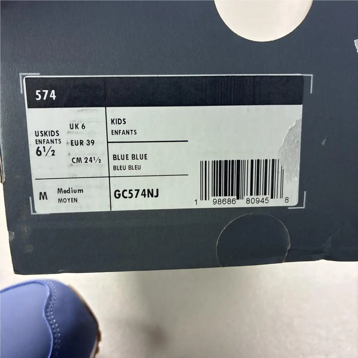 New Balance shoes - New Balance 574 - GC574NJ - Blue, Pink, White 5