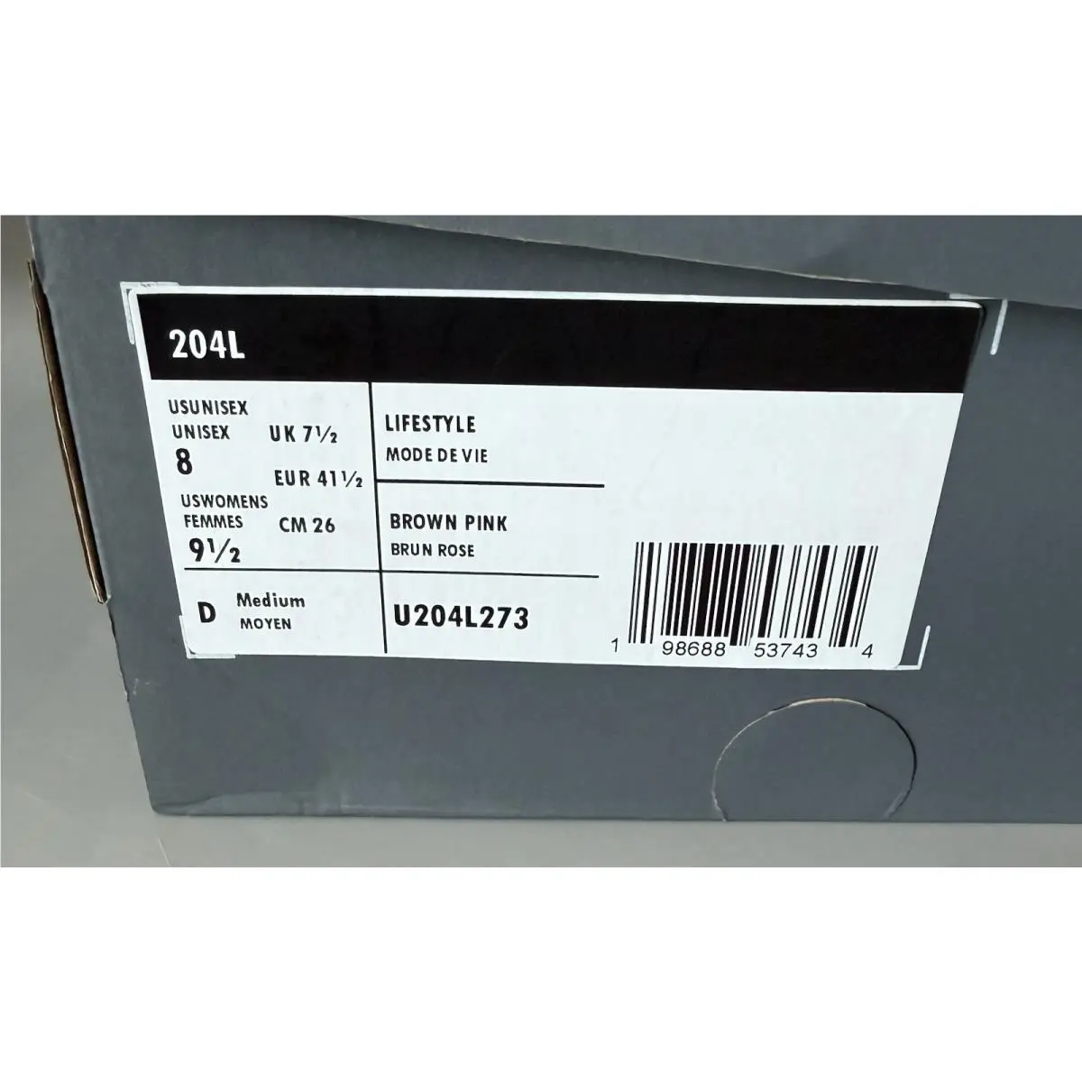 New Balance shoes - New Balance 204L - Brown Pink (UPC: 0198688537434) 9