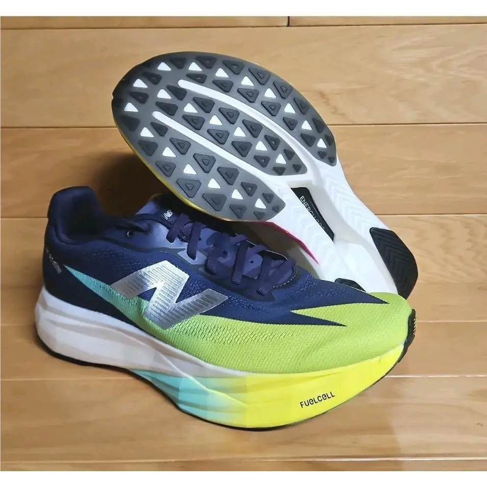 New Balance shoes - New Balance FuelCell SuperComp Elite v5 - WRCEL7UH - Blue, Manufacturer: Boysenberry/Afterglow (UPC: 198688773351) 2