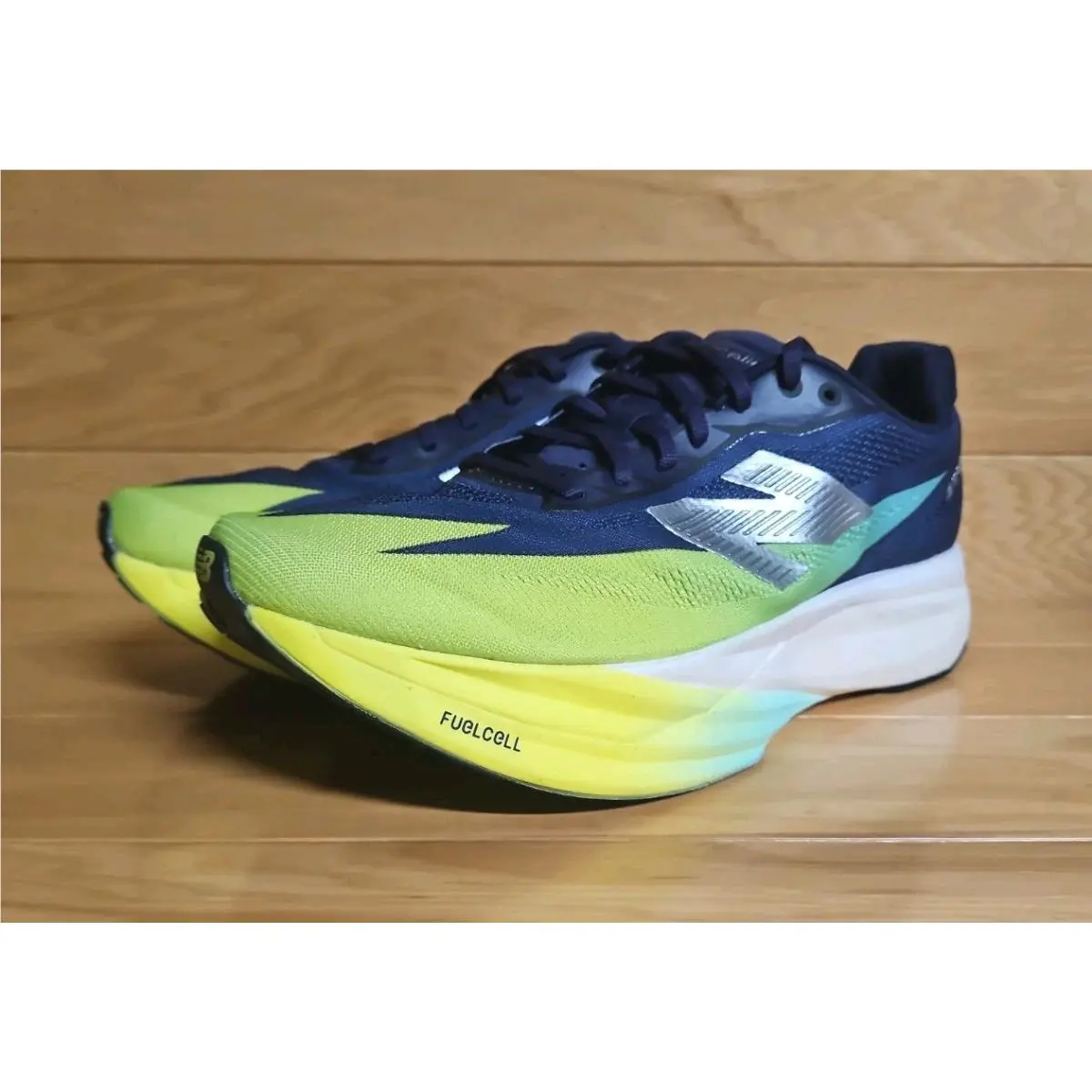 New Balance shoes - New Balance FuelCell SuperComp Elite v5 - WRCEL7UH - Blue, Manufacturer: Boysenberry/Afterglow (UPC: 198688773351) 4