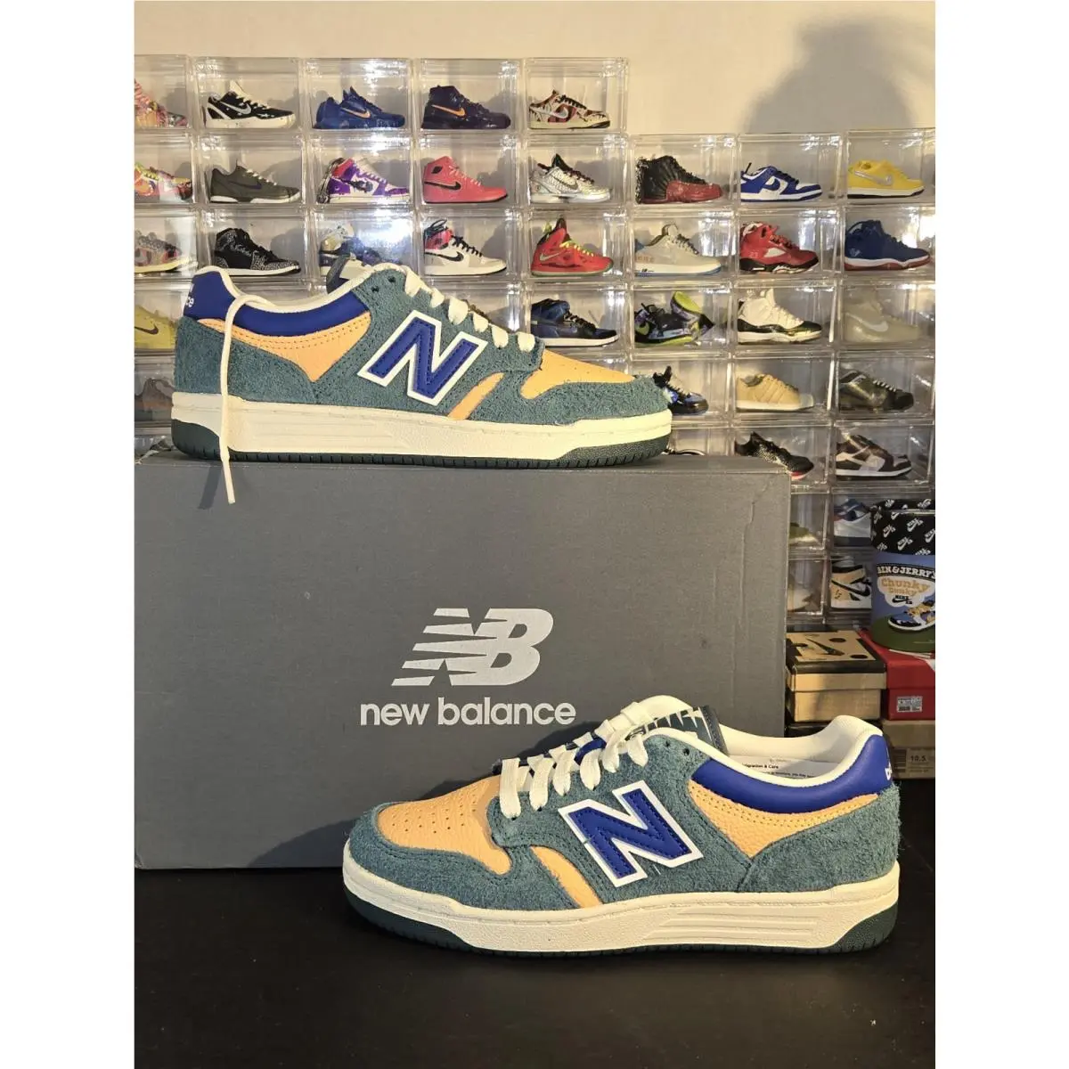 New Balance shoes - New Balance 480 - Green / Orange 0