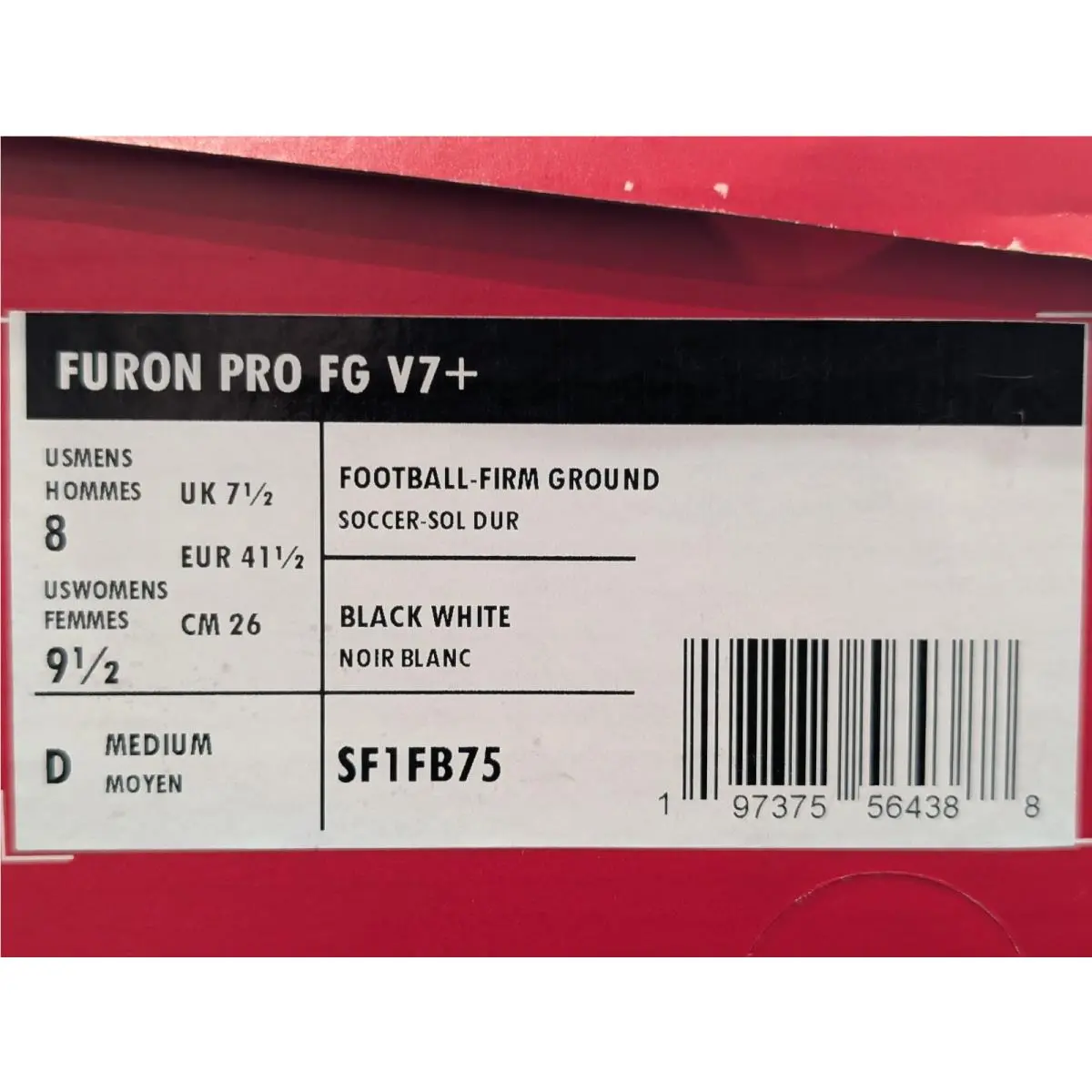 New Balance shoes - New Balance Furon V7+ Pro FG - SF1FB75 - Black (UPC: 197375564388) 14