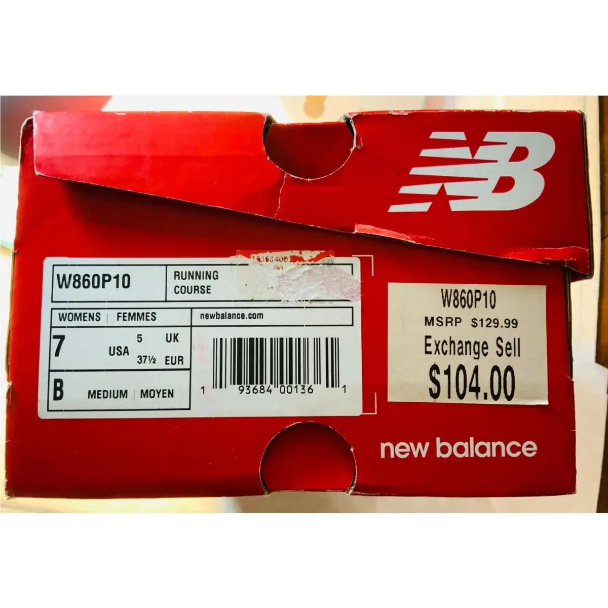 New Balance shoes - New Balance 860 - W860P10 - Gray (UPC: 193684001361) 4