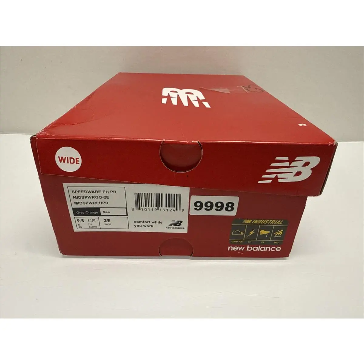New Balance shoes - MIDSPWRGO-2E - GREY ORANGE 8